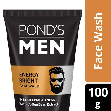 POND's Men Daily Defence SPF 30 Face Creme Sunscreen Non-Greasy, 55 g & POND's Men's  Energy Bright Face Wash Coffee Beans Bright Skin, 100g